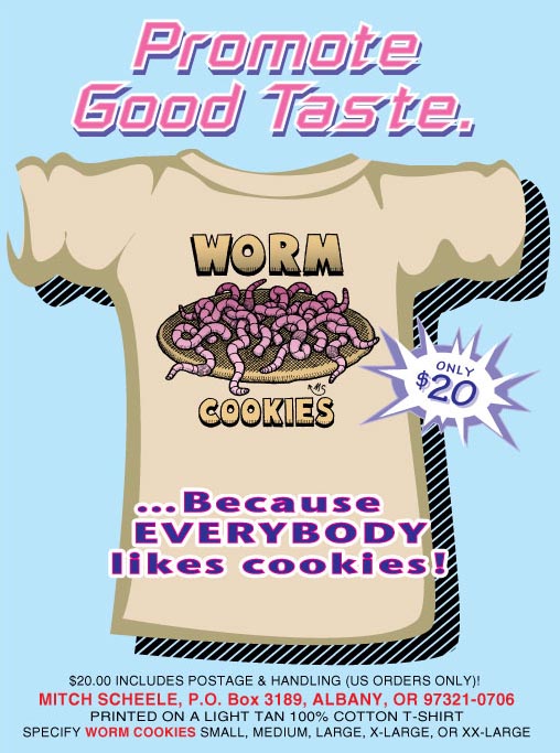 Worm Cookies Tee